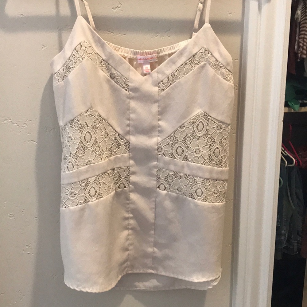 Lace tank top